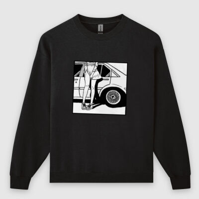 Crew neck jumper car logo Thumbnail